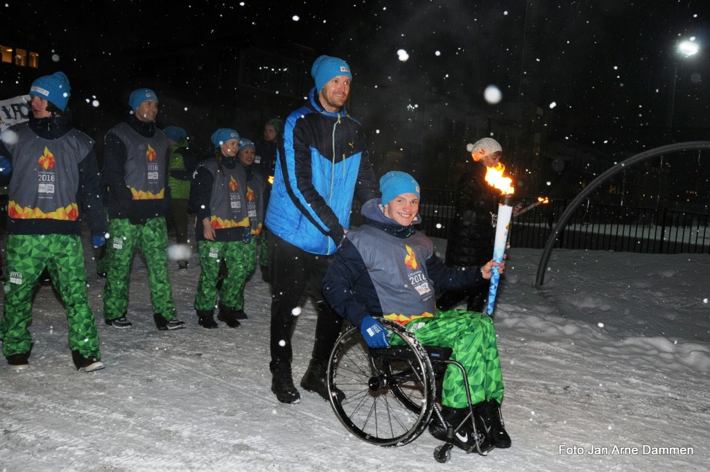 Ett flott øyeblikk for Andreas