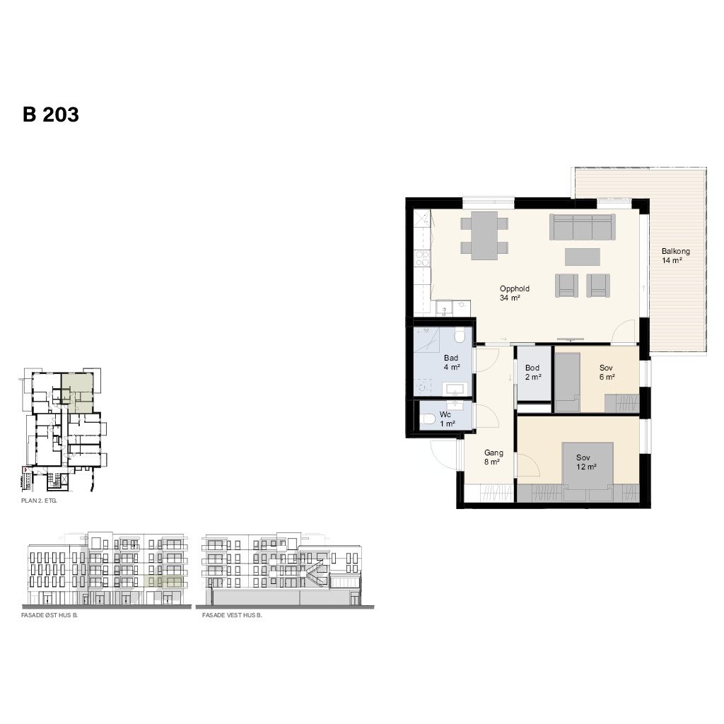 Plantegning B203