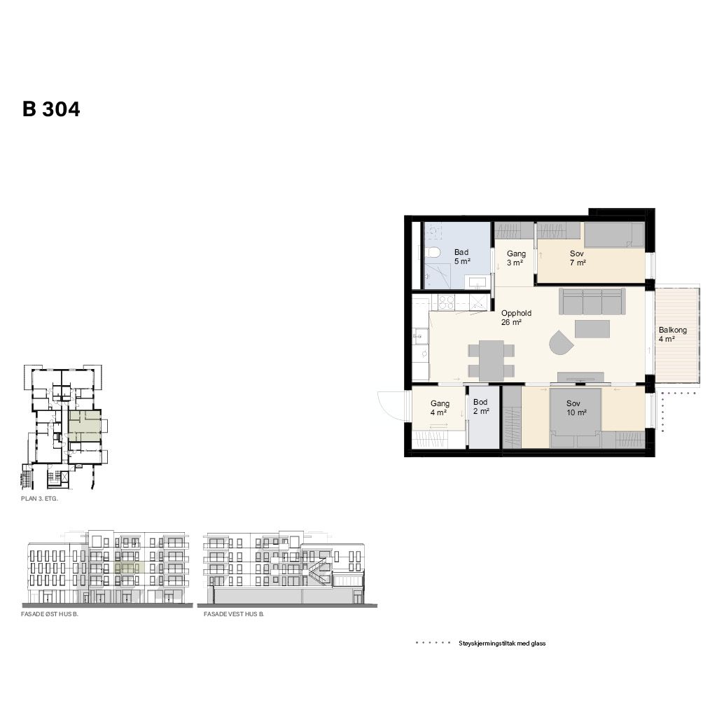 Plantegning B304
