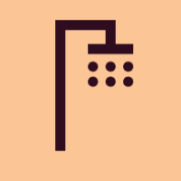 2 bad + eget vaskerom