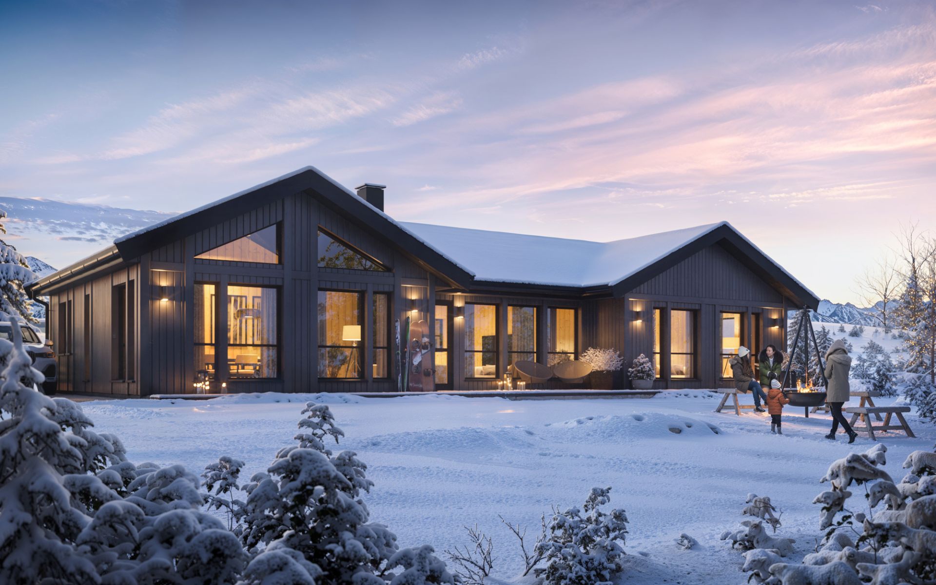 HÅ serien fra Blåne. Fritidshytter.