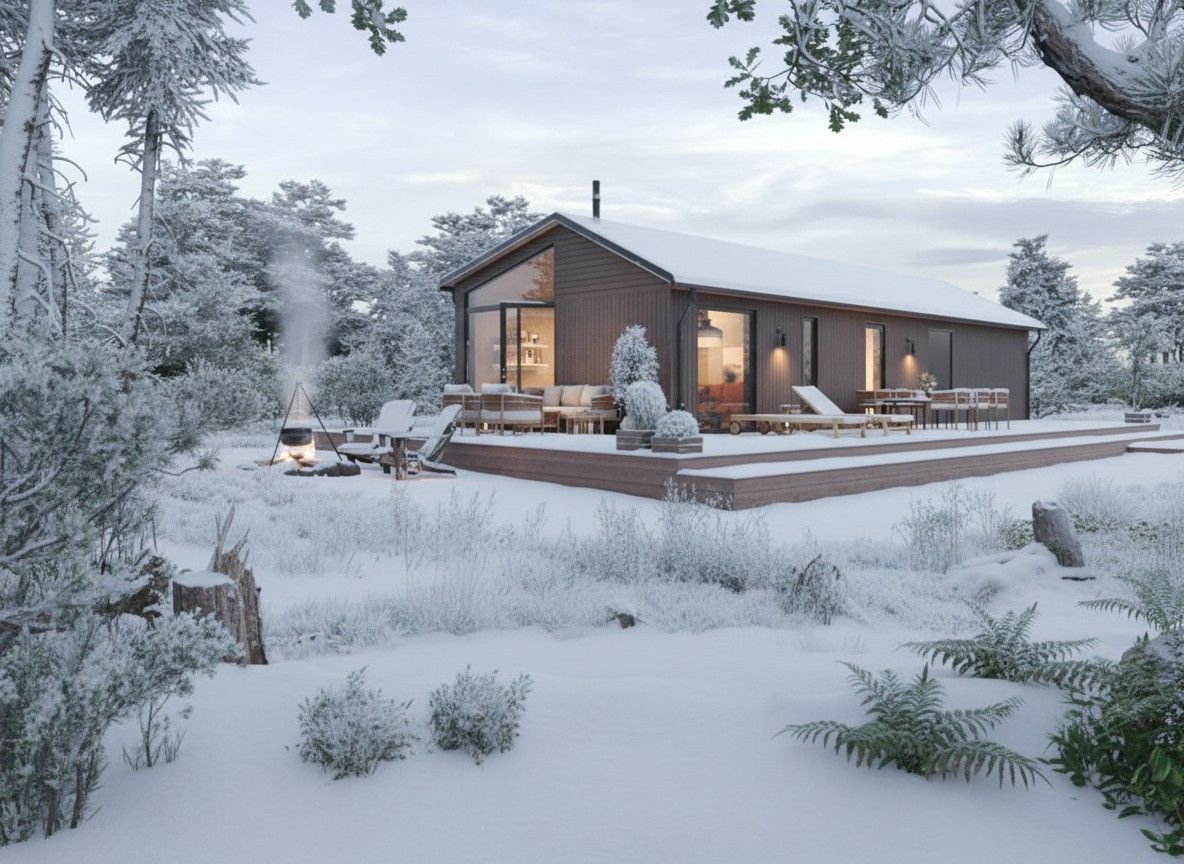 Boligene vi har tatt utgangspunktet i er her vist som en enebolig. 