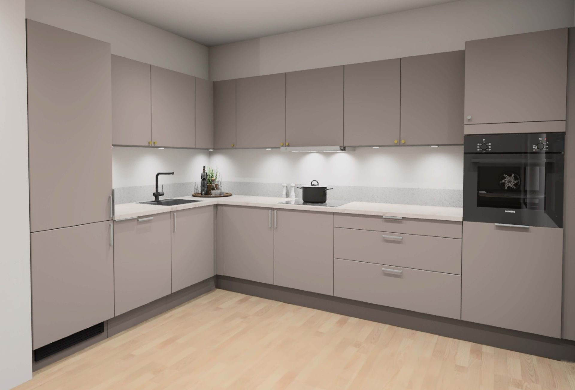 Oppgradert kjøkken fra HTH