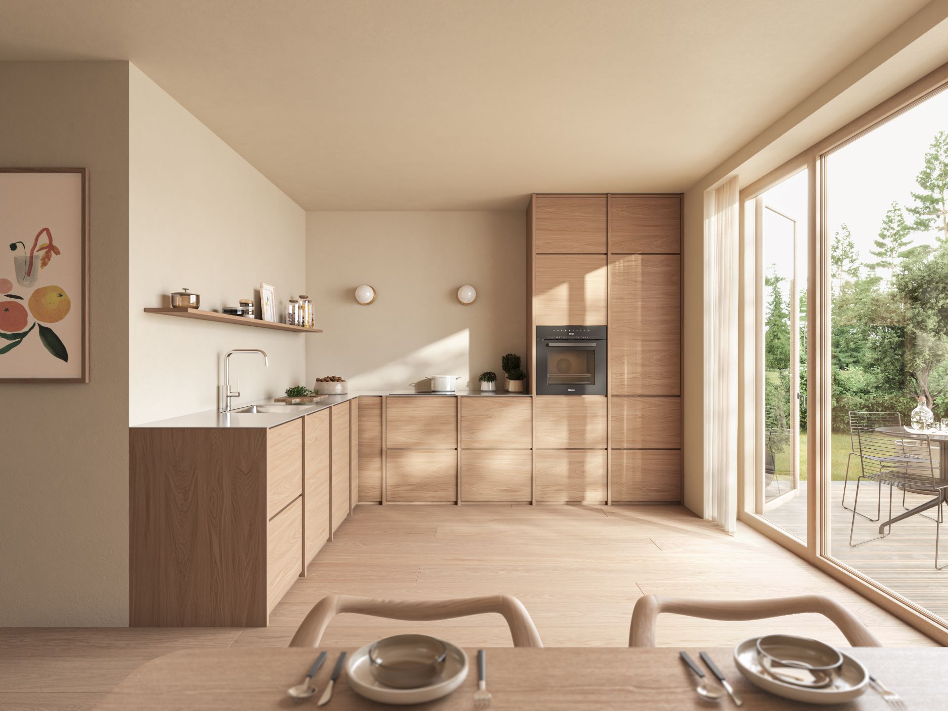 Tomannsbolig S, kjøkken