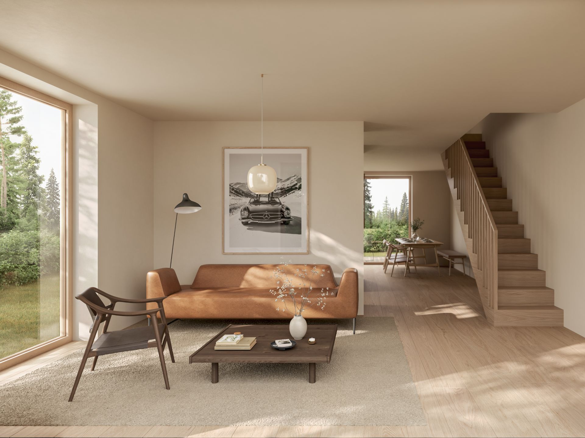 Tomannsbolig S, stue