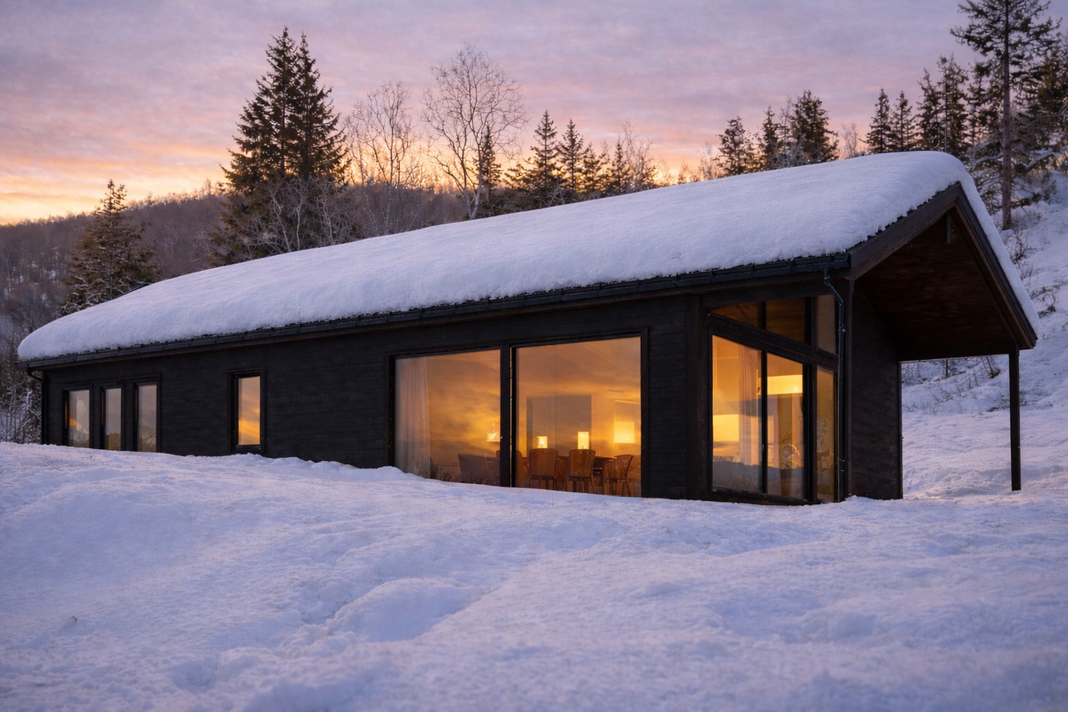 Fasade - redigert med KI, kun for illustrasjon.