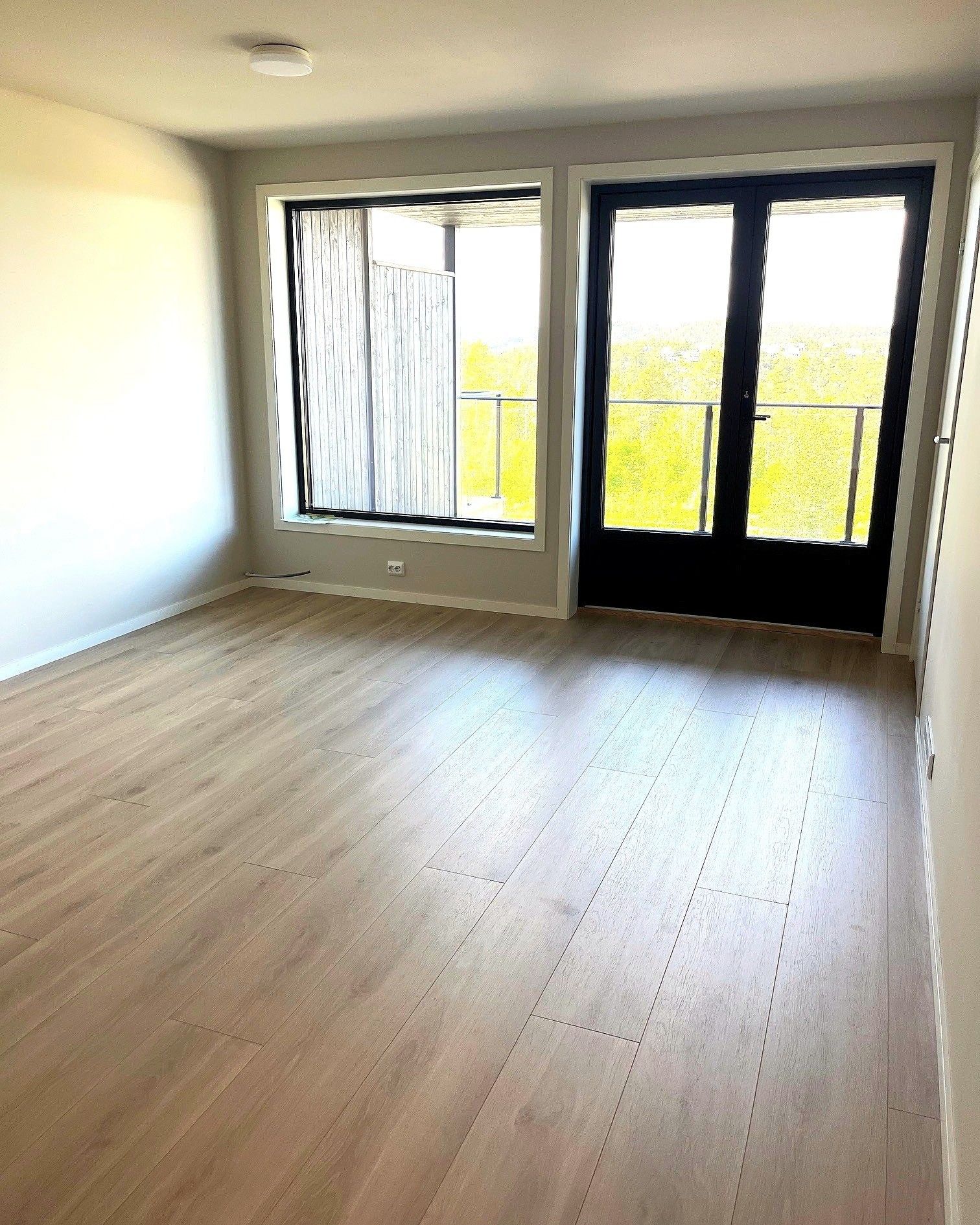 Dobbel terrasse dør